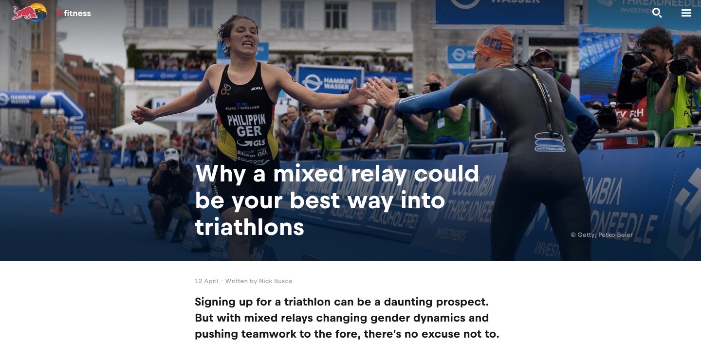 Why you should try a Mixed relay triathlon