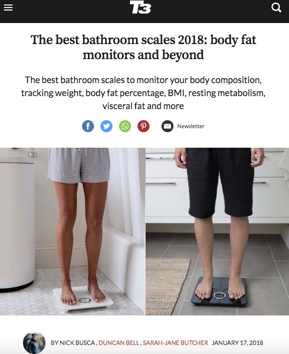 Best bathroom scales and body fat monitors