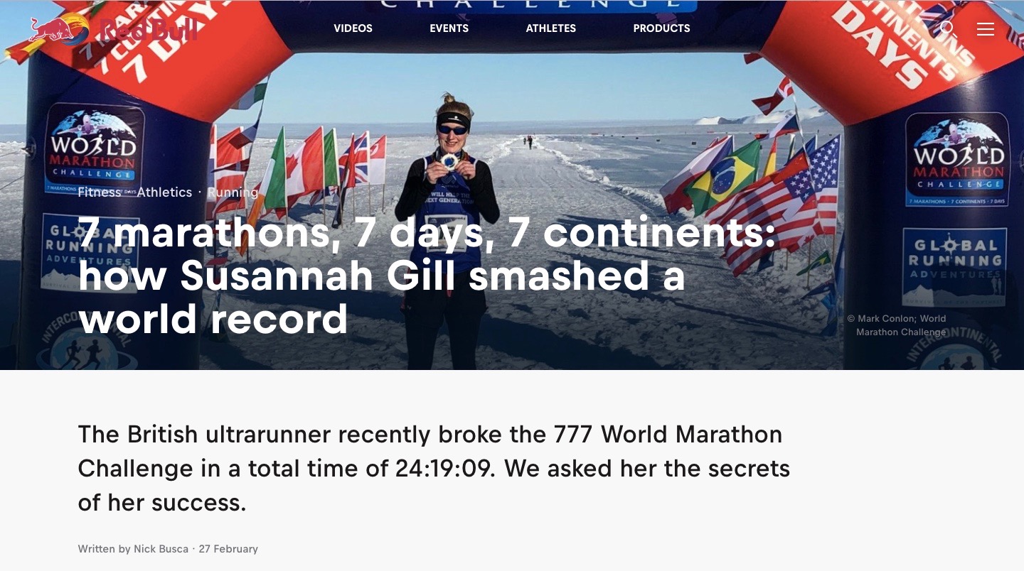 Susannah Gill, the woman who ran 7 marathons in 7 days on seven continents and smashed a world record