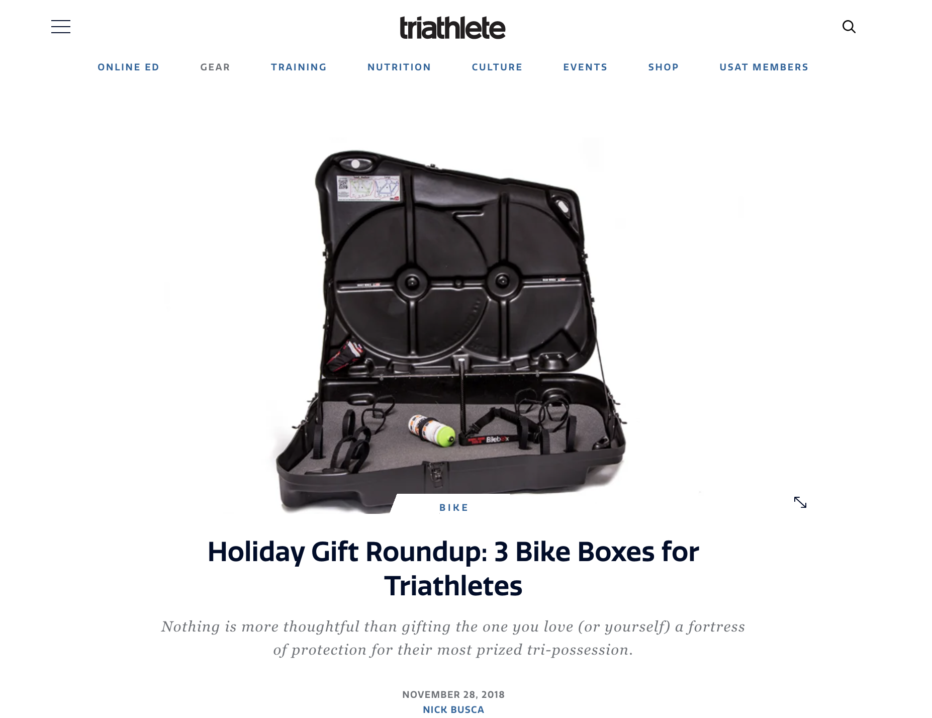 Holiday Gift Roundup: 3 Bike Boxes for Triathletes