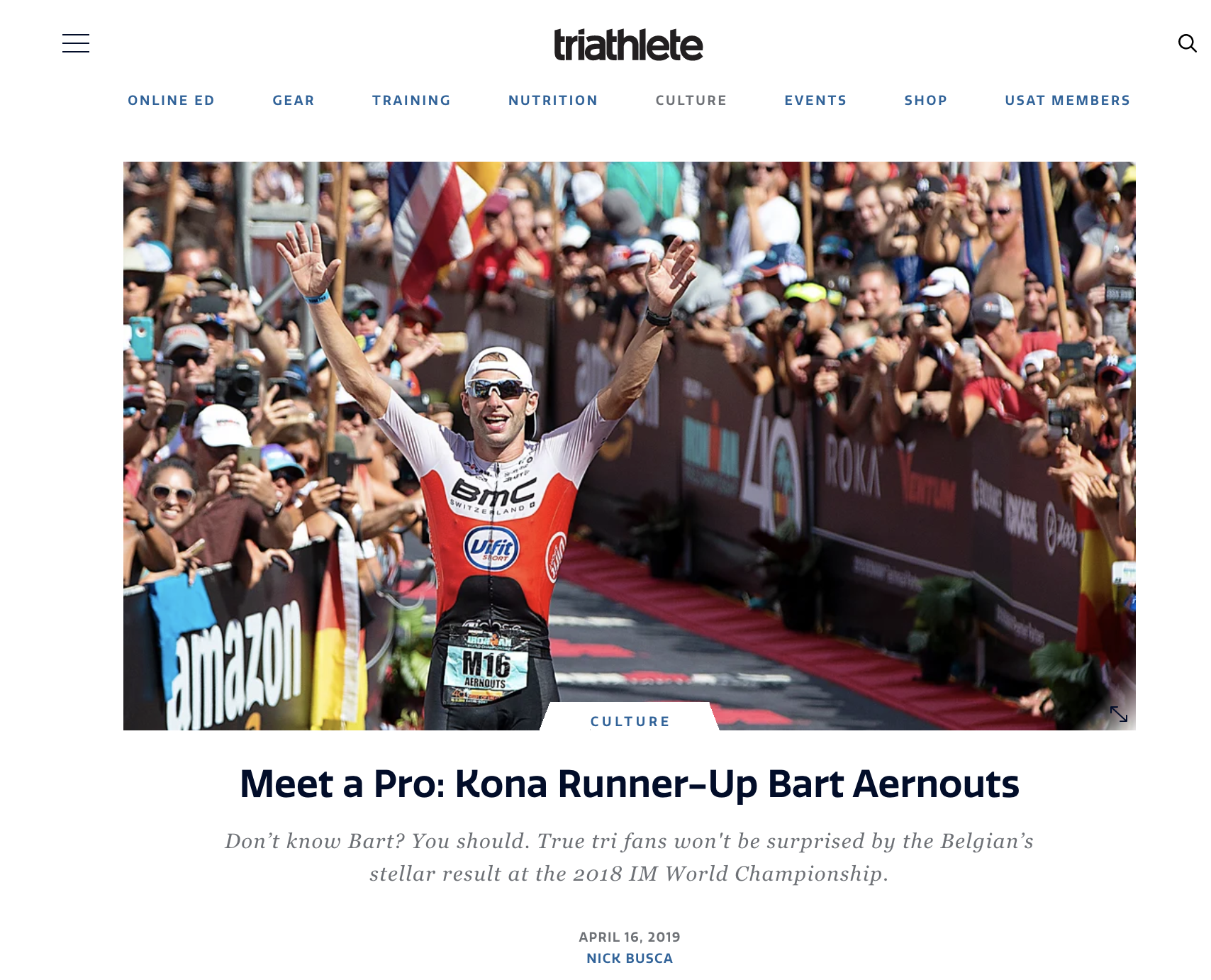 Meet a Pro: Kona Runner-Up Bart Aernouts