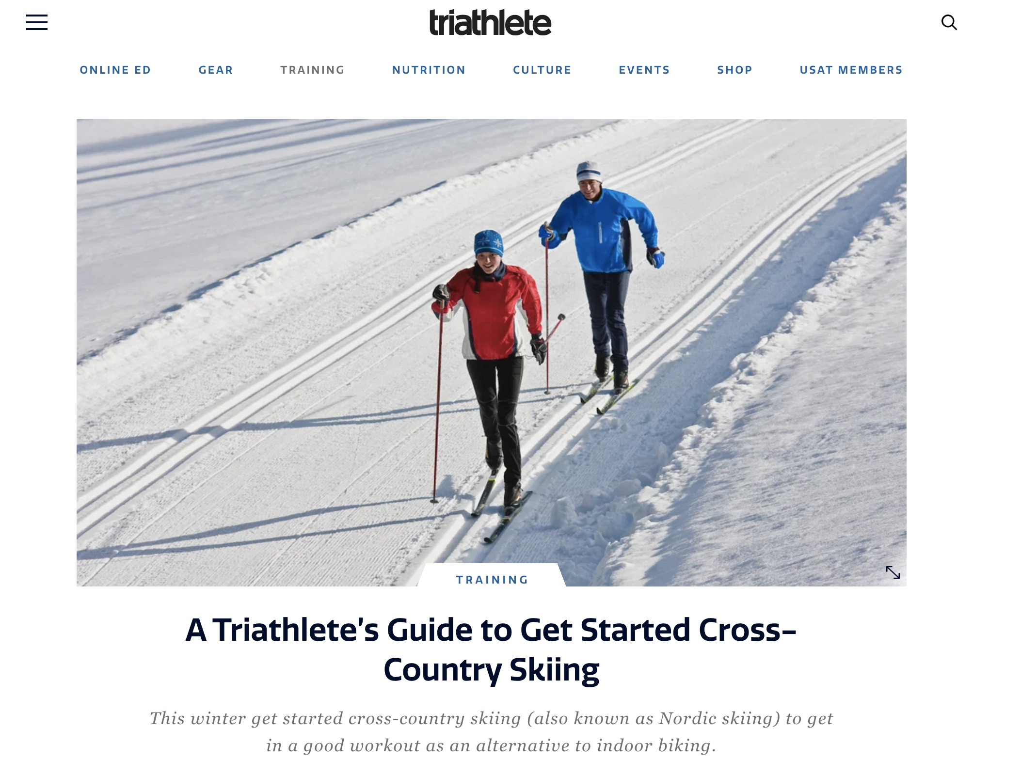 A Triathlete’s Guide to Get Started Cross-Country Skiing