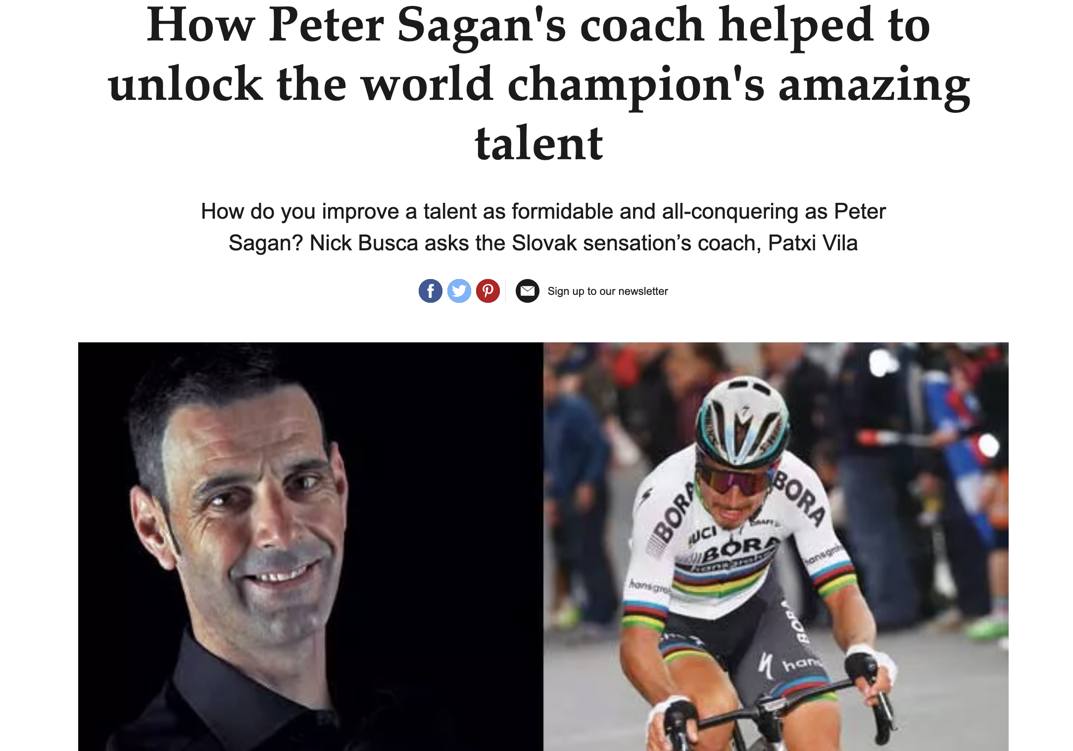 Peter Sagan's training secrets: A week in the life of the triple world champion