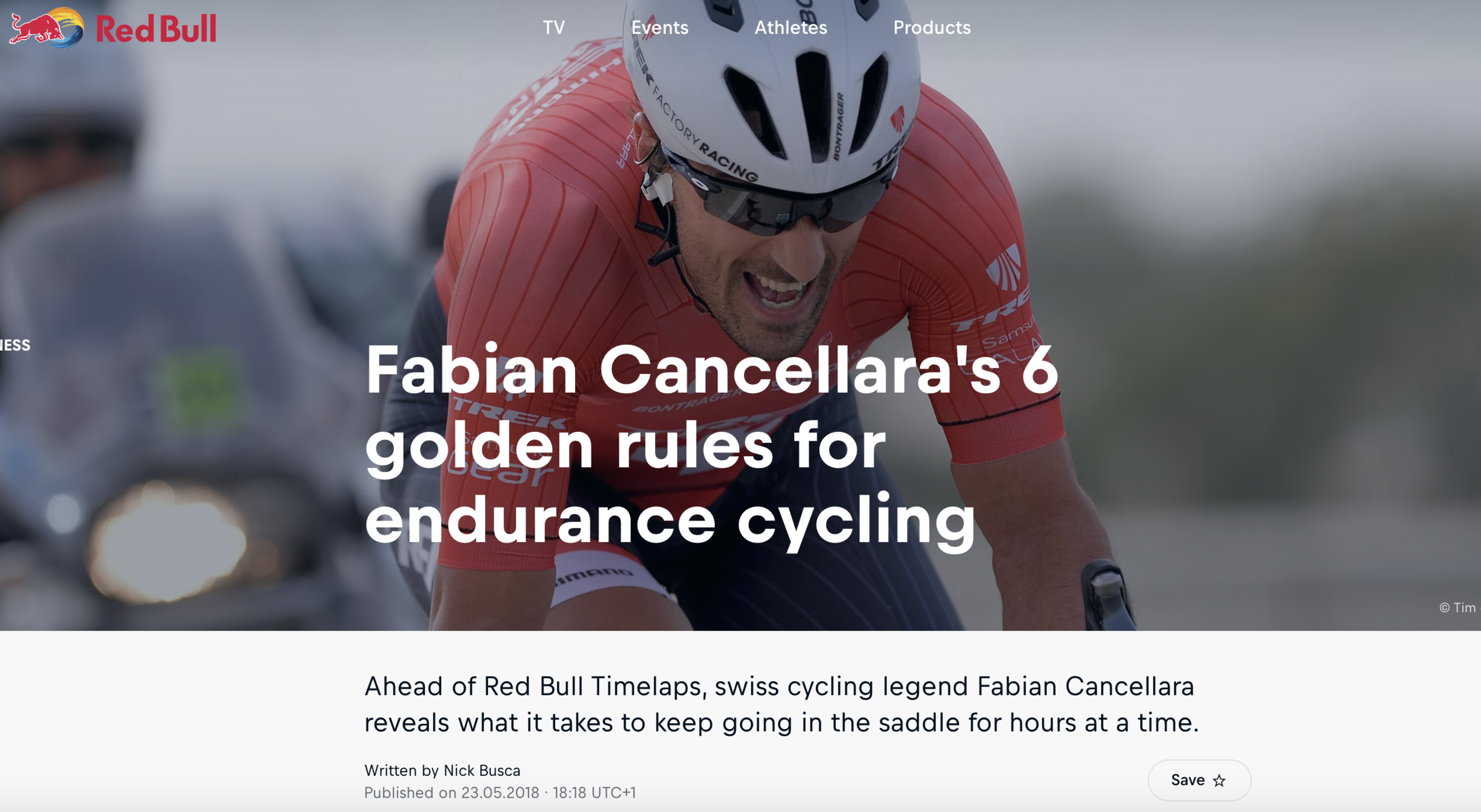 Fabian Cancellara's 6 golden rules for endurance cycling