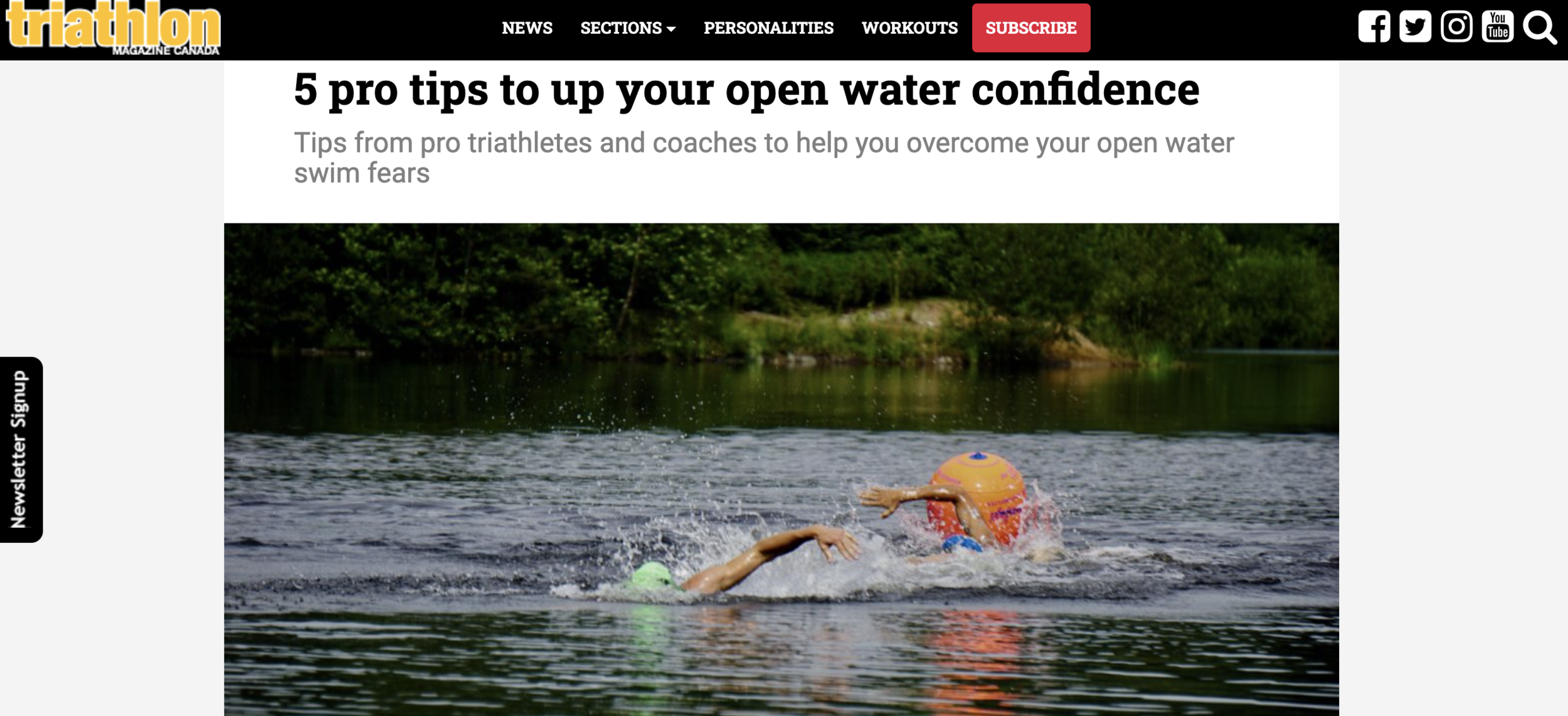 5 pro tips to up your open water confidence