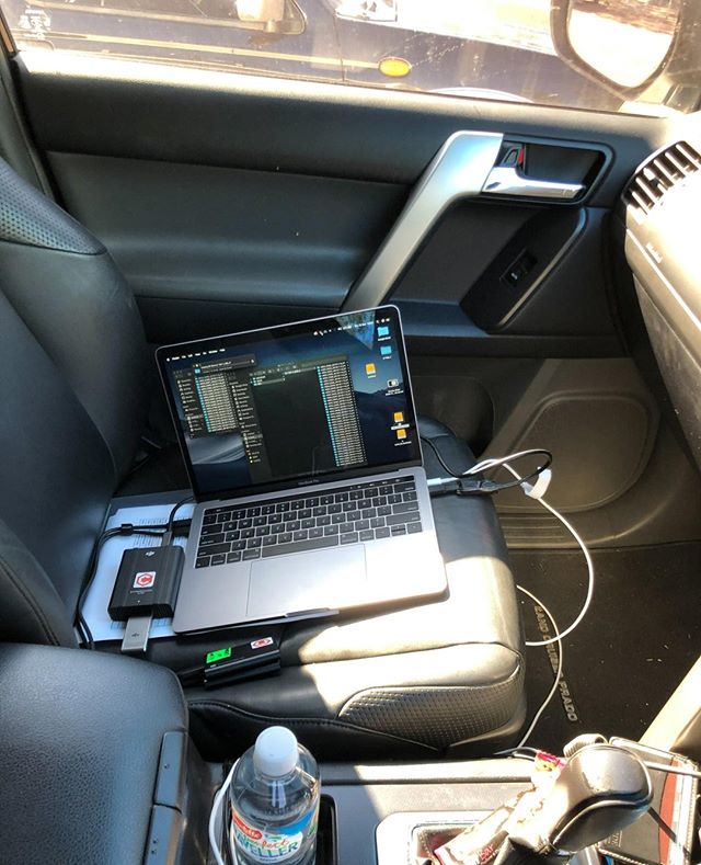 Offloading footage on the go