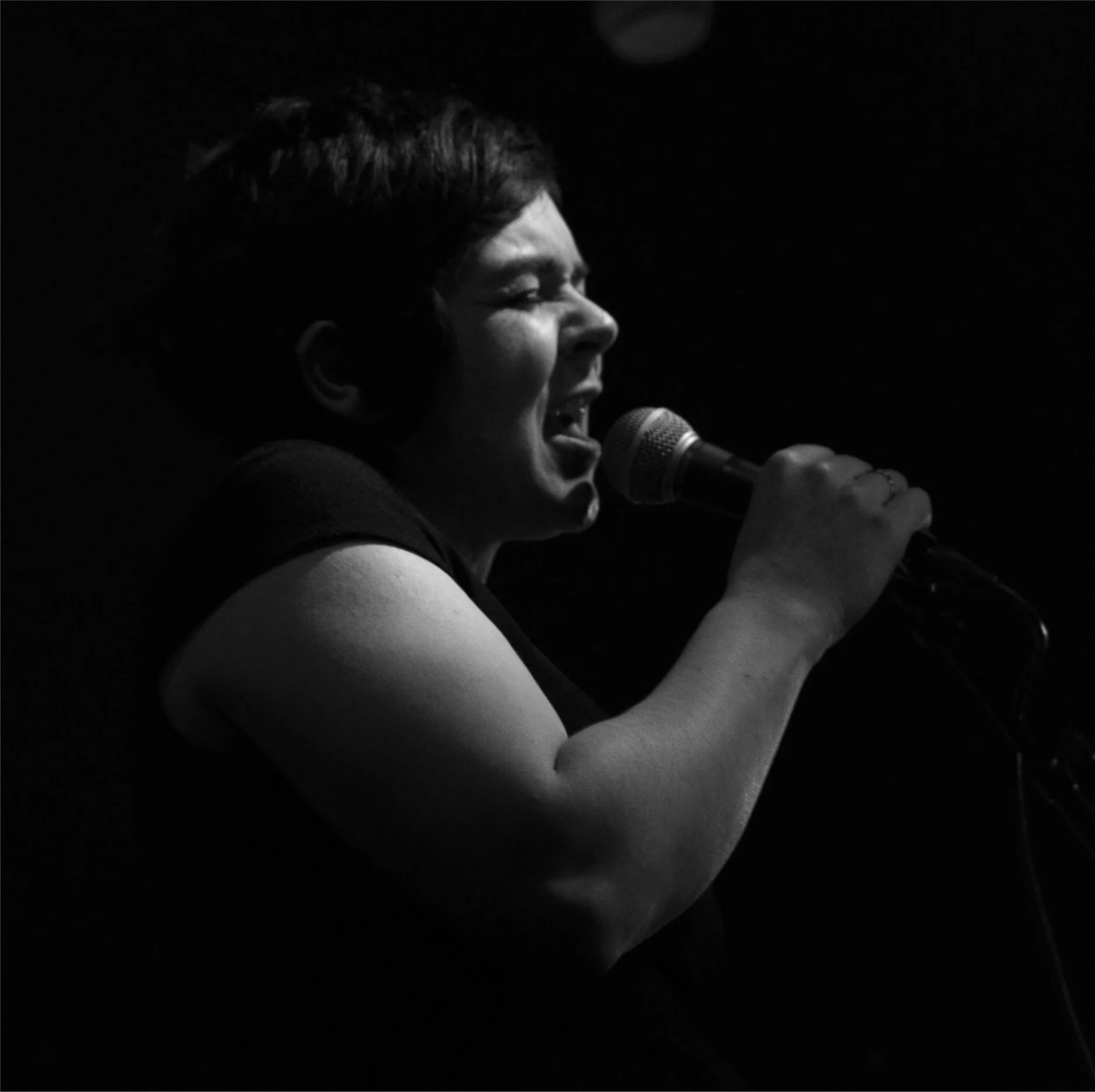 Vokalist og saxofonist Guro Hoem.&nbsp;Foto: Tove Unhem