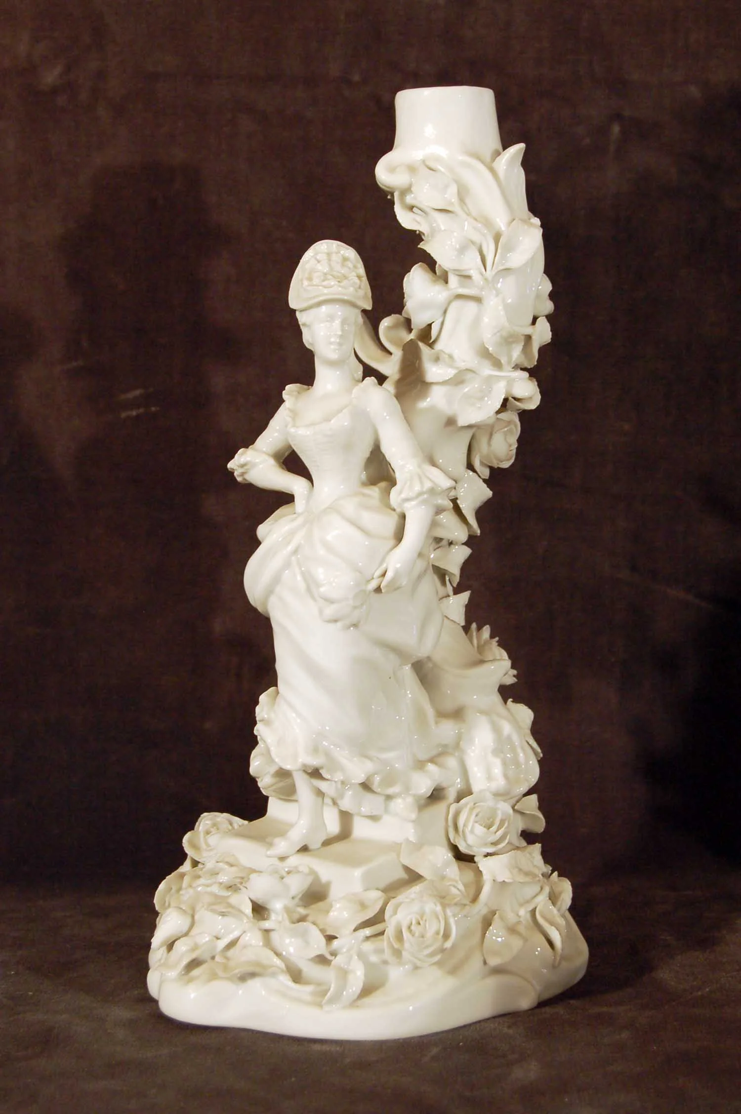 Kerzenleuchter Porzellan, Höhe ca. 26cm