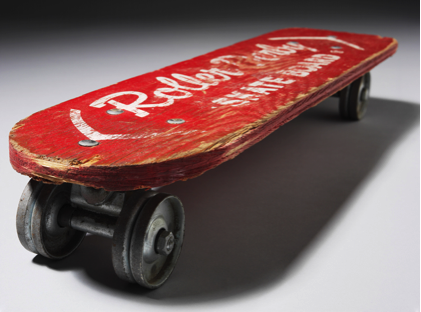 1920s Plywood Skateboard, © V&A Museum London