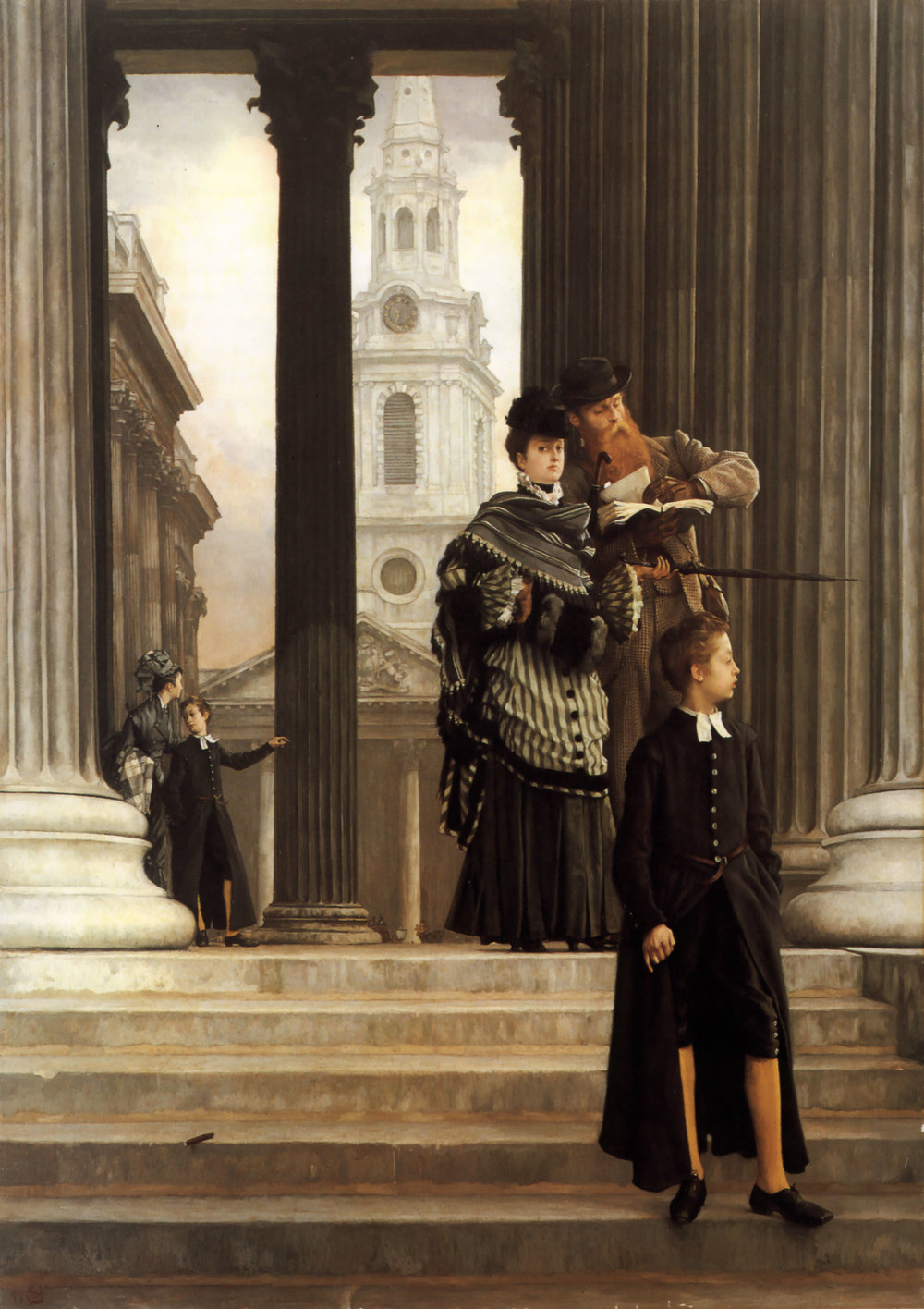 James Tissot, London Visitors - 1873