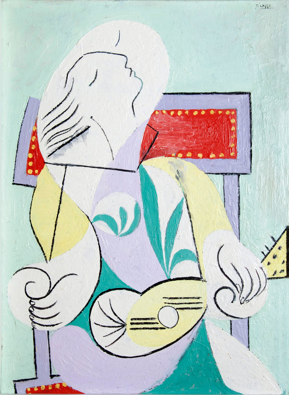 Young Woman with a Mandolin