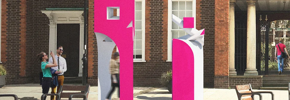 Way-finding sculpture by TDO Architecture - fabricated by Bakers Patterns
