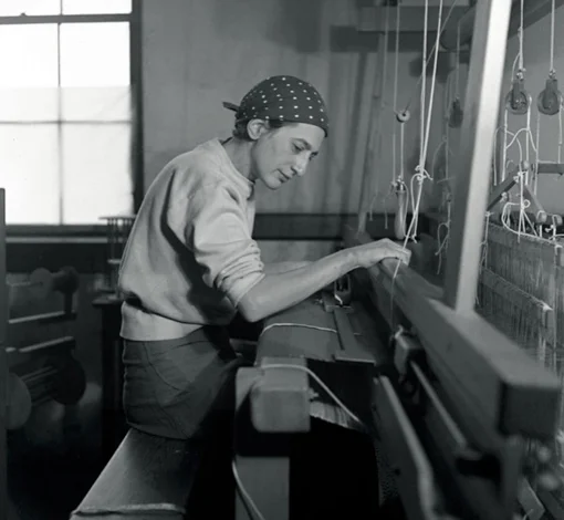 Anni Albers Card Weaving at Black Mountain College © State Archives of North Carolina