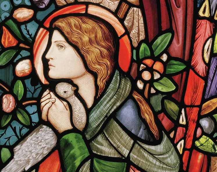 Sir Edward Coley Burne-Jones Detail from The Annunciation