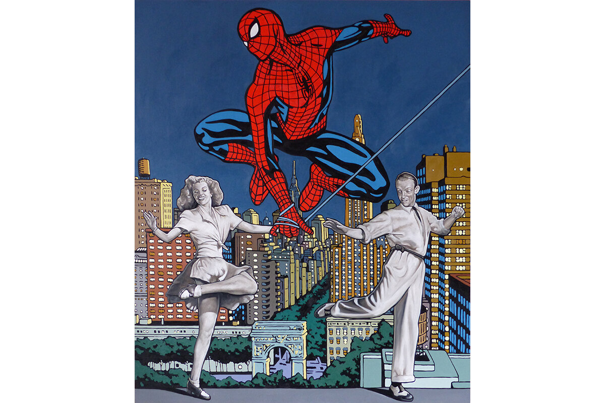 With Great Power Comes Great Responsibility / oil on canvas / 72 x 60 inches