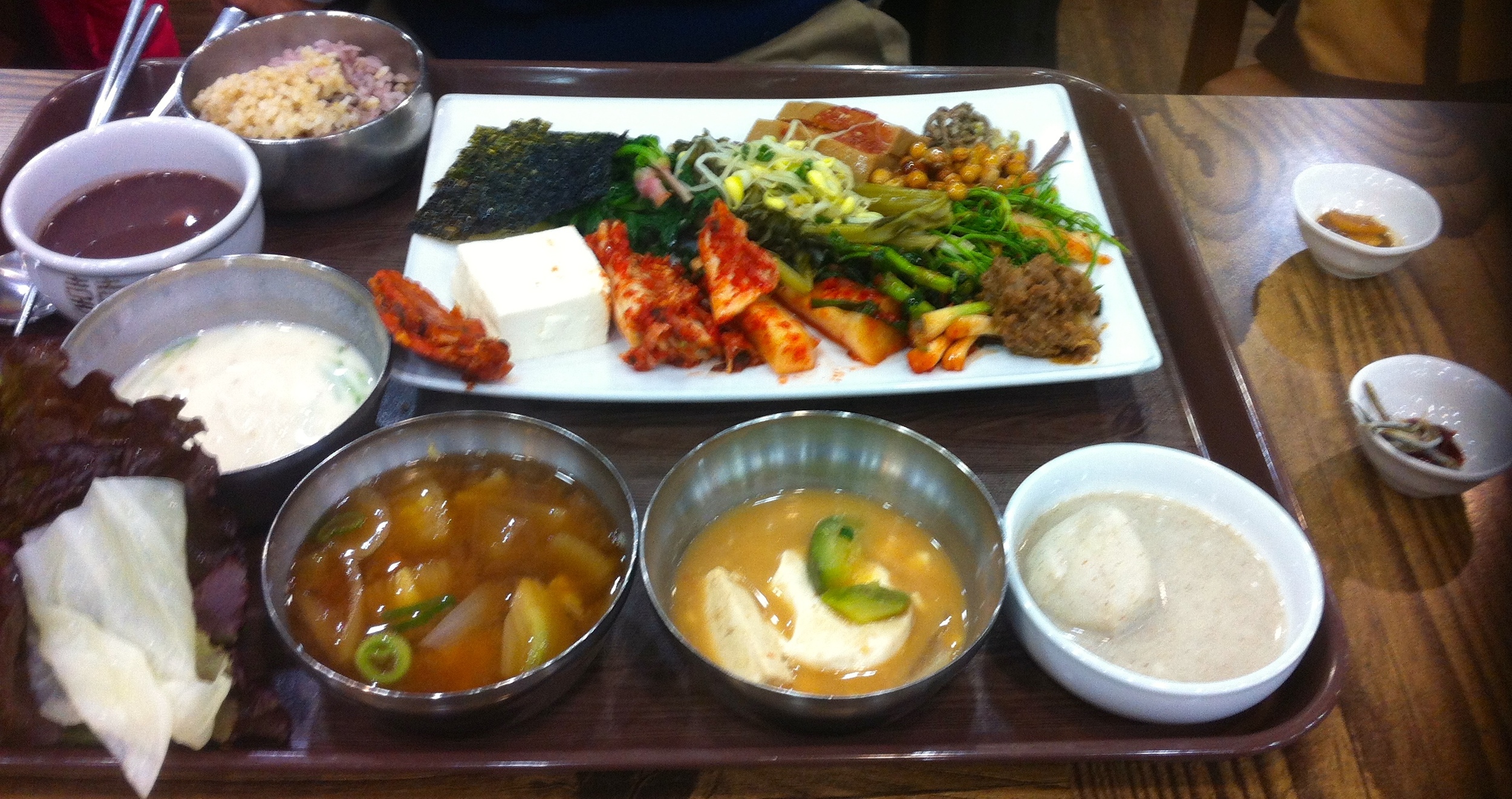 Traditional Korean food very healthy and delicious 