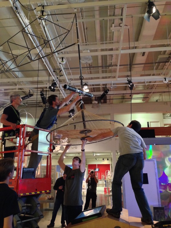 Assembly of the hubs begins! (Photo by Alexa Robertson)