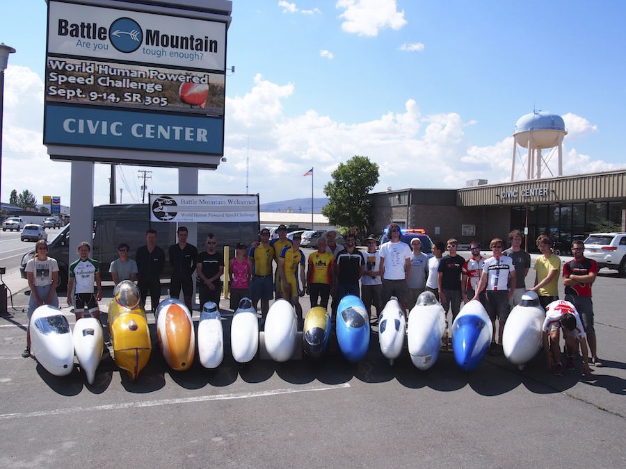 All of this year's competitors at the WHPSC, with riders (Photo by jun Nogami).