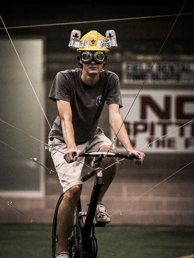 Captain Marc Jutras, preparing for take off.