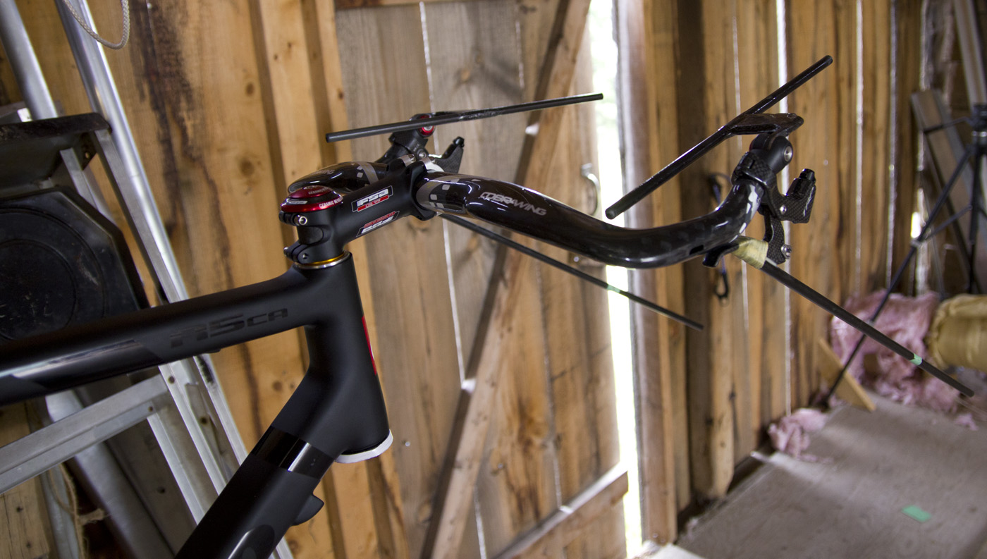 What the handlebars currently look like.
