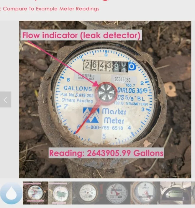 Example Meter Readings