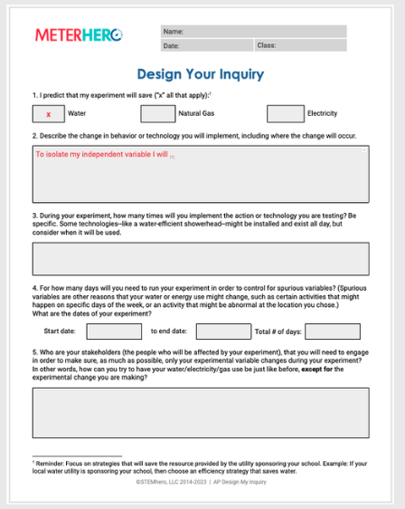 Optional: Design Your Inquiry Graphic Organizer