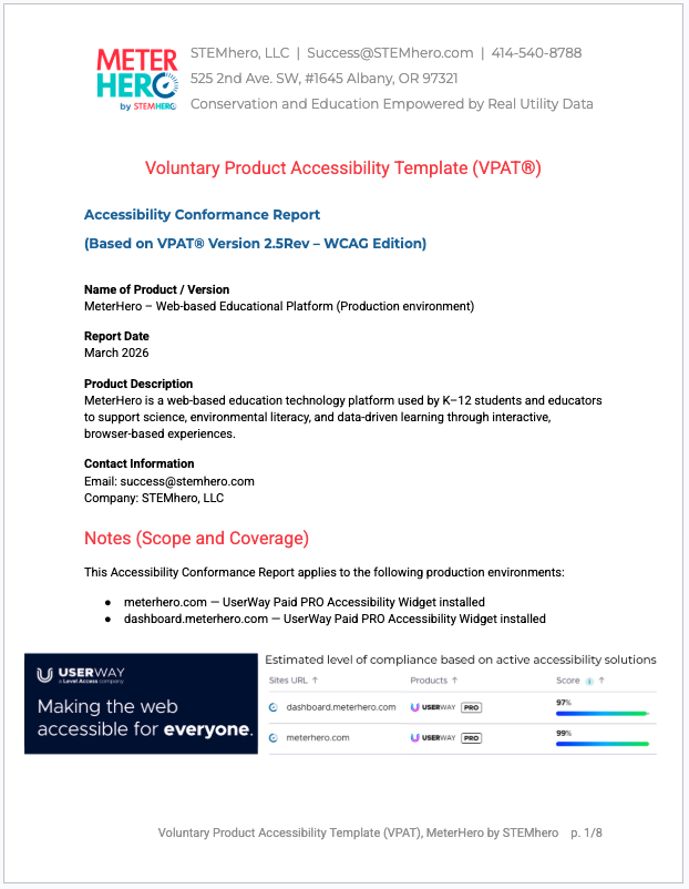 Accessibility for all students