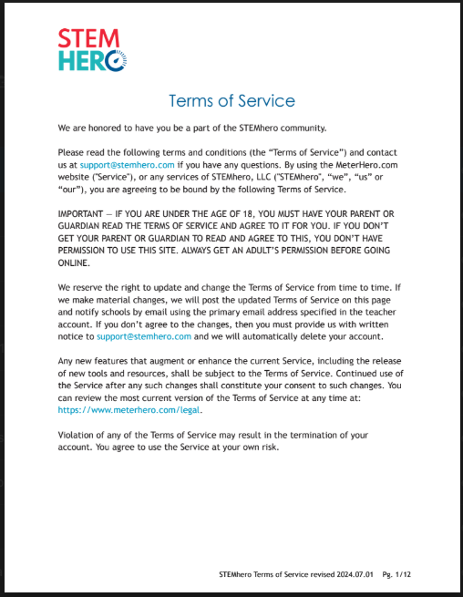 Terms of Service