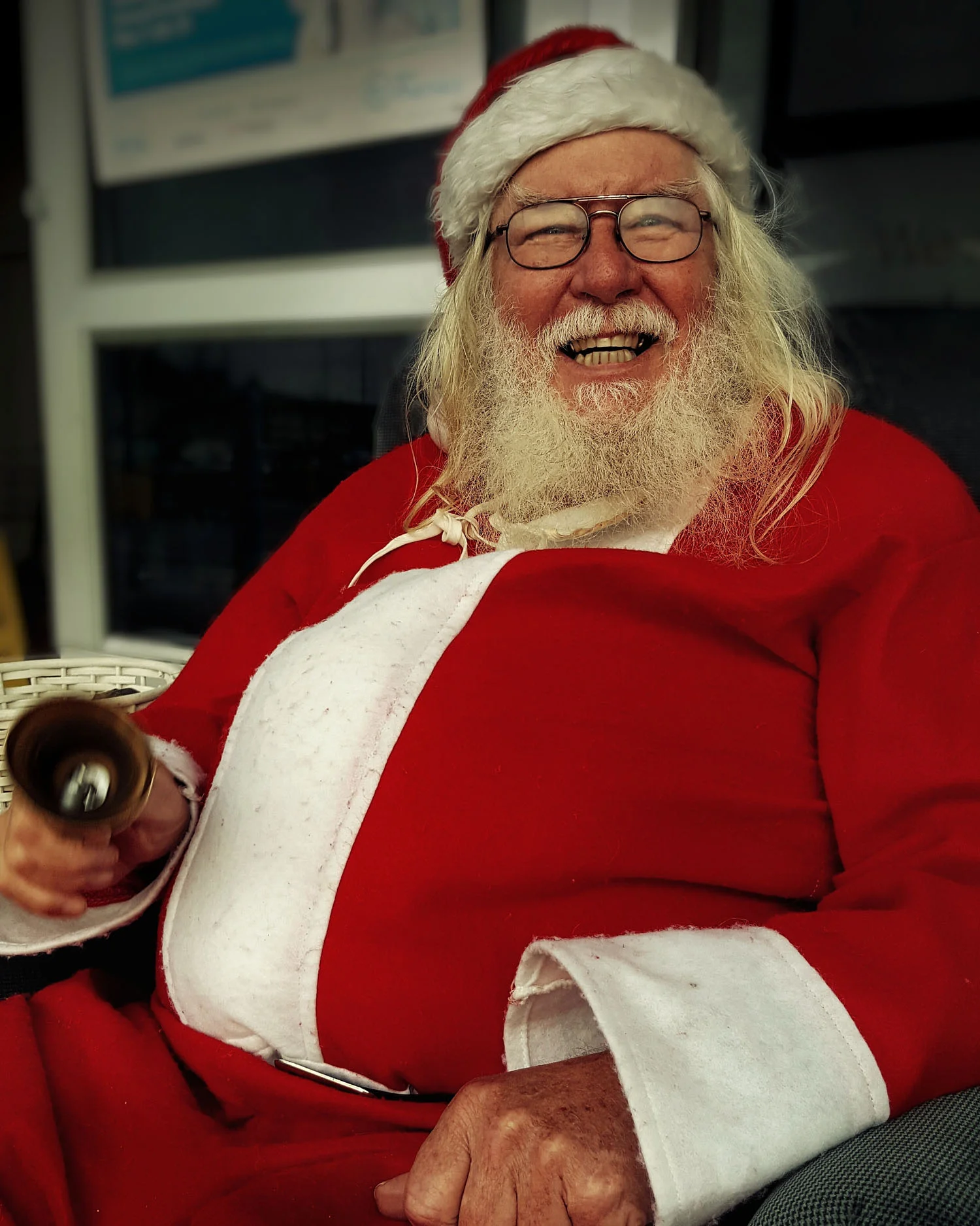 There's nothing wrong with asking Santa for a portrait!