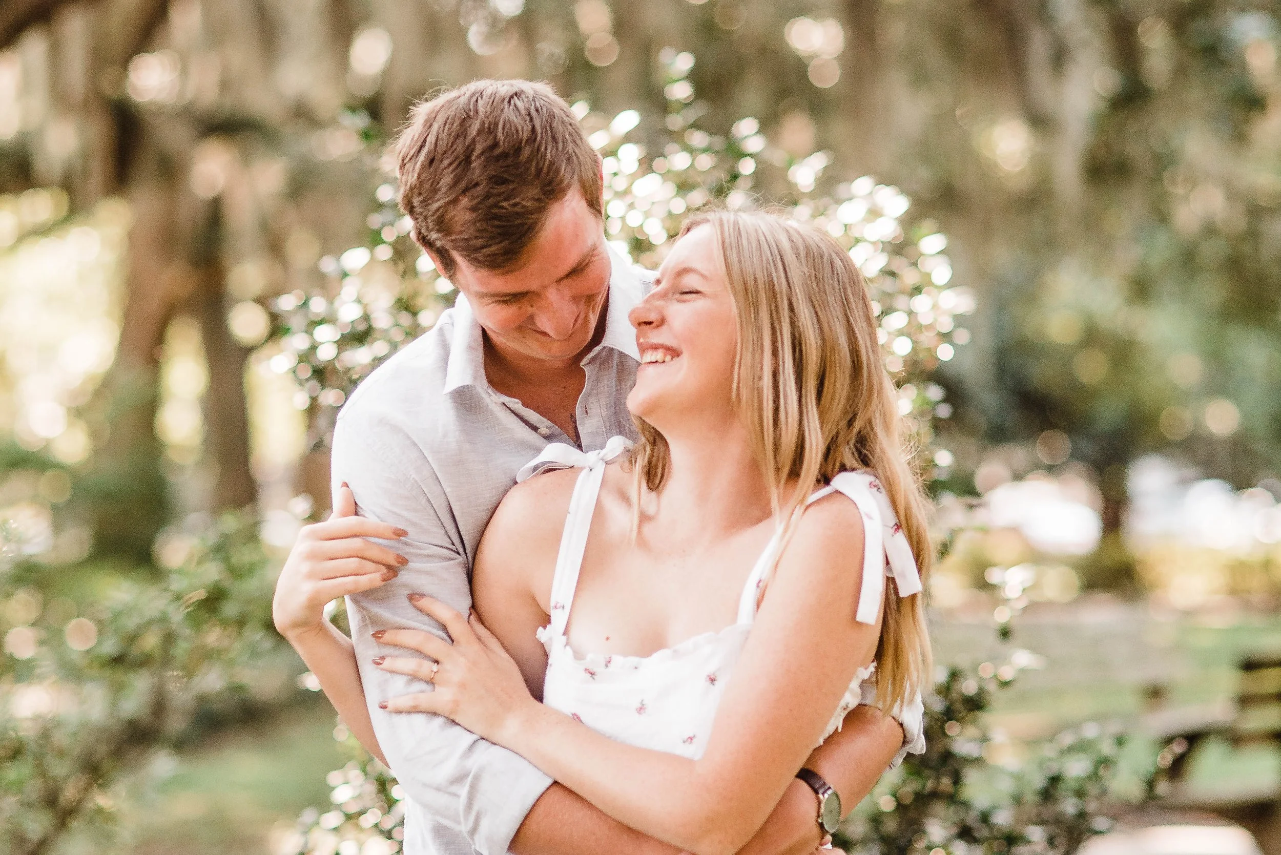 Allyson &amp; Witt // Savannah, GA Engagement Photography // Forsyth Park, Downtown Savannah, Georgia