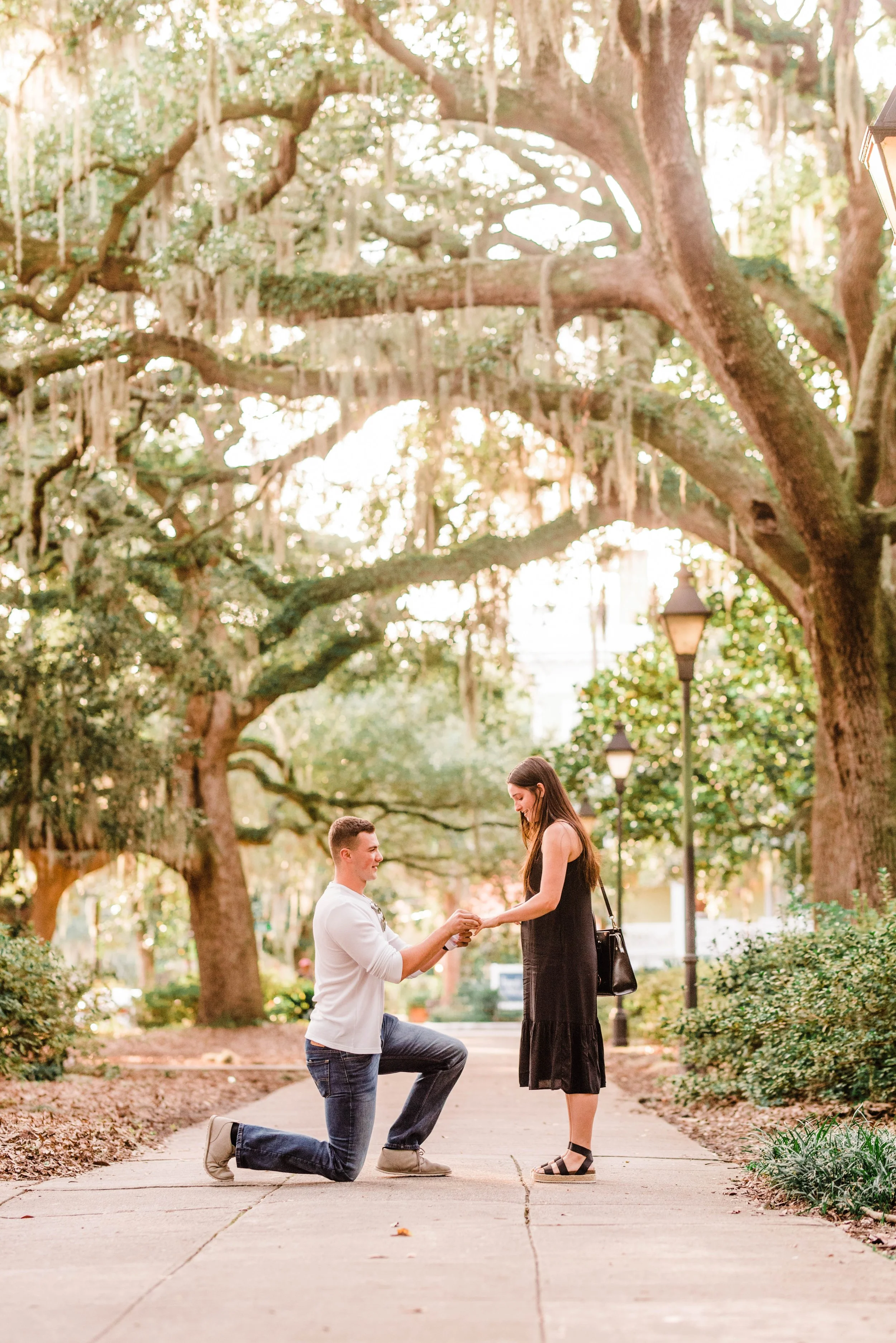 Chase &amp; Allegra // Savannah, Georgia Surprise Proposal Photographer // Forsyth Park
