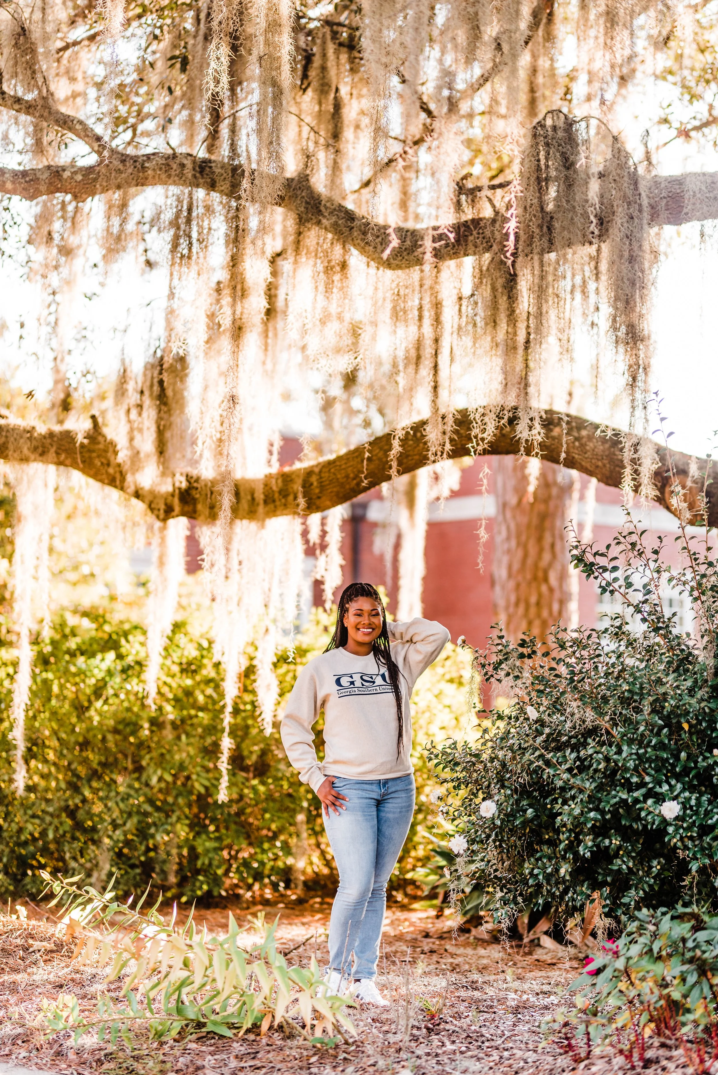 Ashlyn // Savannah, Georgia Senior Portrait Photographer // Georgia Southern University & Forsyth Park