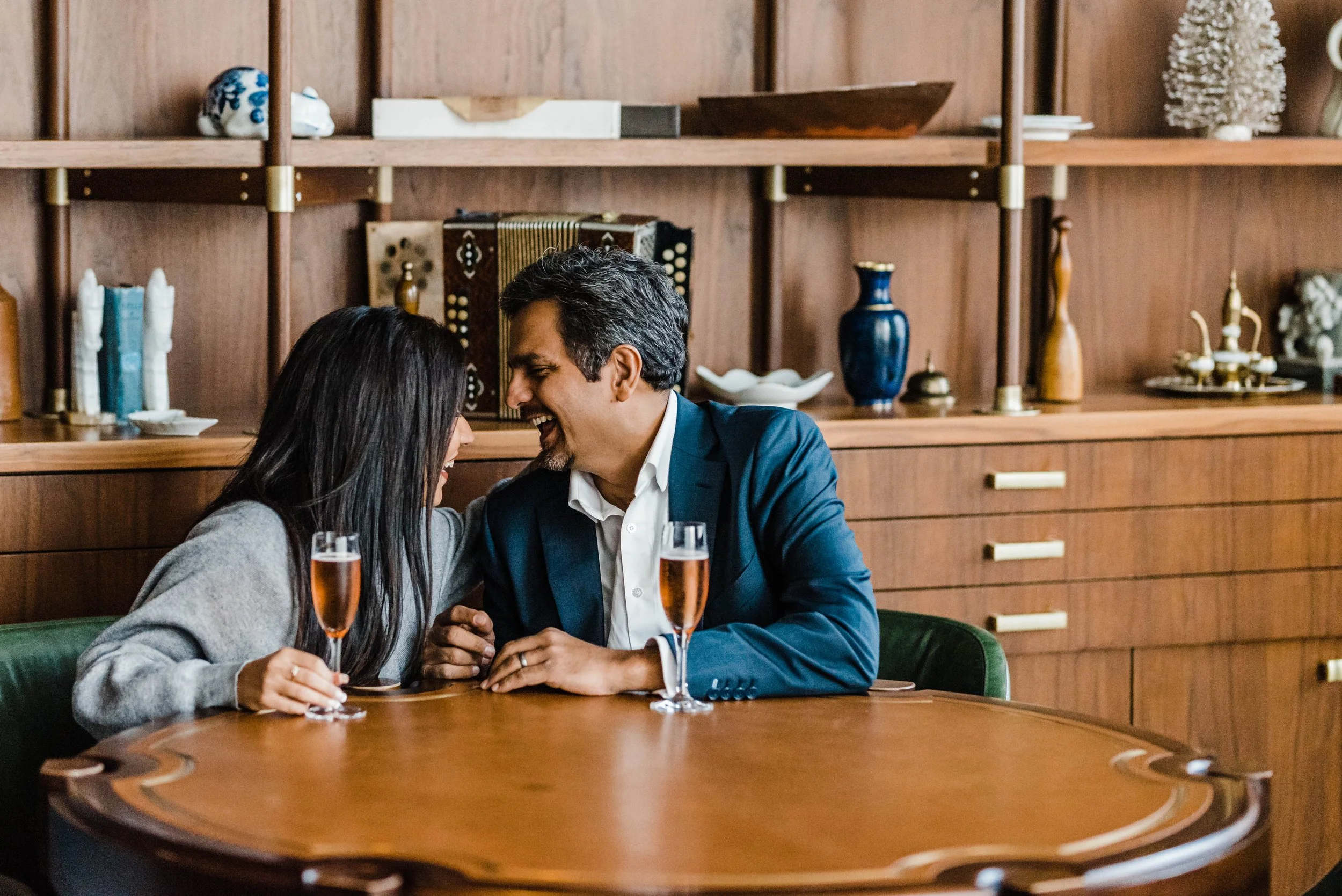 Jay &amp; Naveen // Savannah, Georgia Couples Photography // Perry lane Hotel and Forsyth Park, Savannah, Georgia