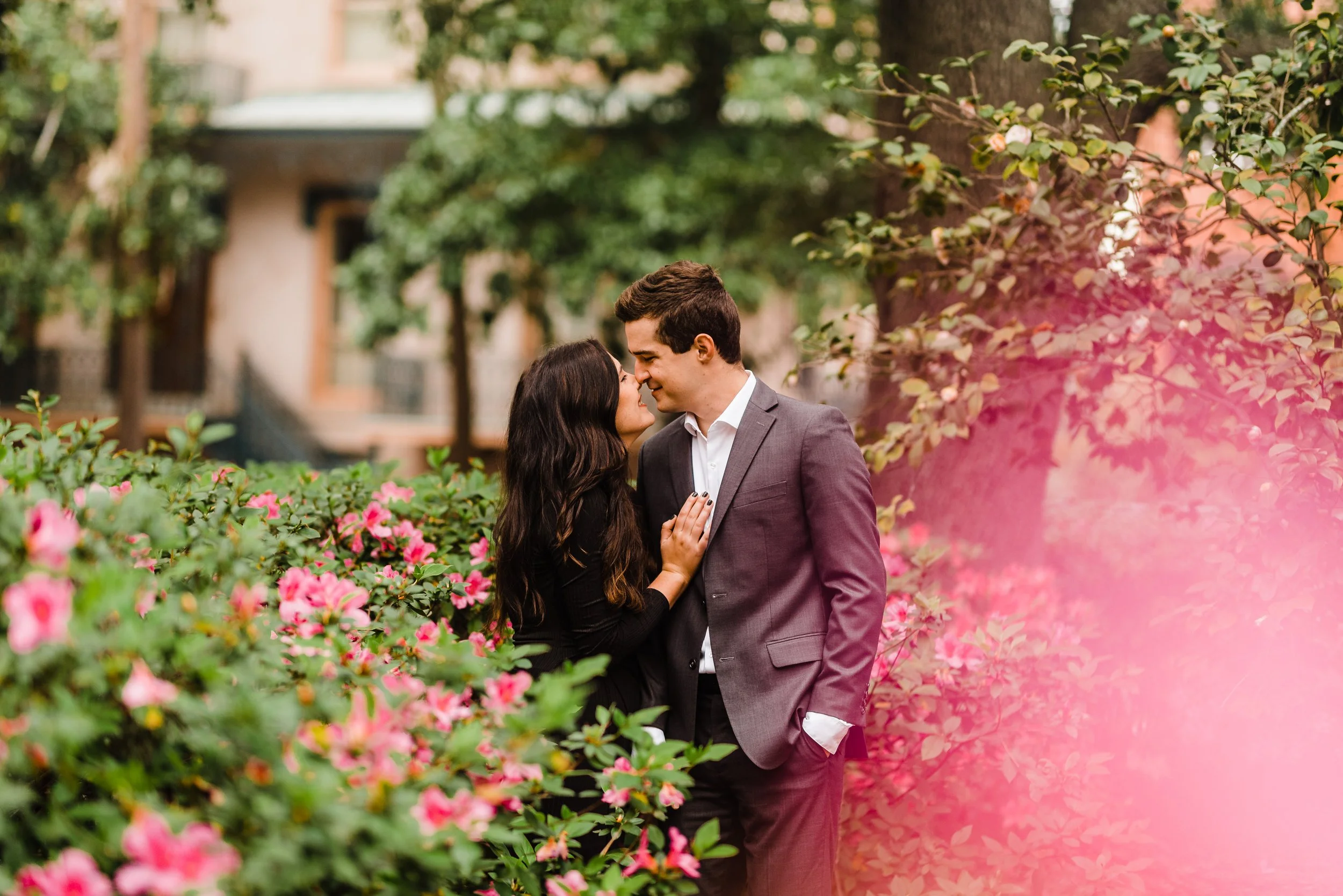 Lane &amp; Skip // Savannah, Georgia Couples Photography // East Jones Street and The Starland District