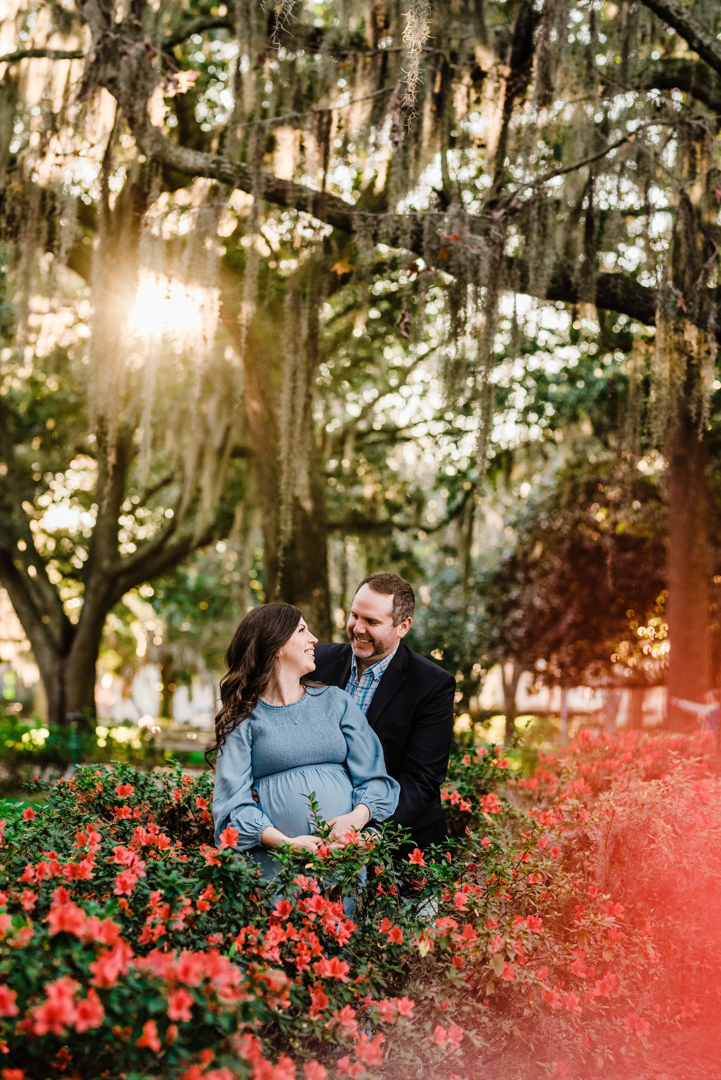 Rachel &amp; Mark // Savannah, Georgia Maternity Photographer // Forsyth Park, Savannah Georgia