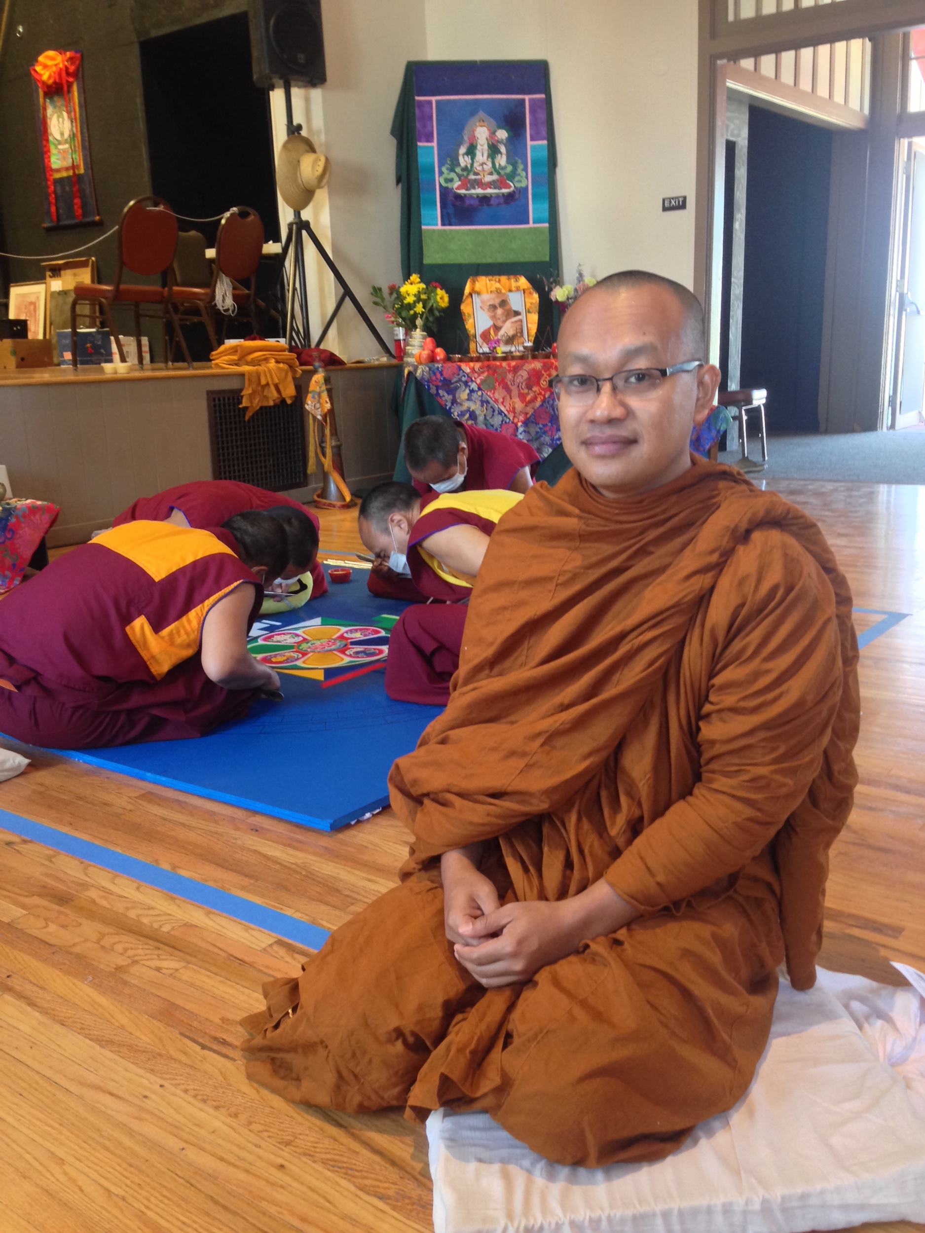 Ajahn Khamjan at Peace Week in 2017
