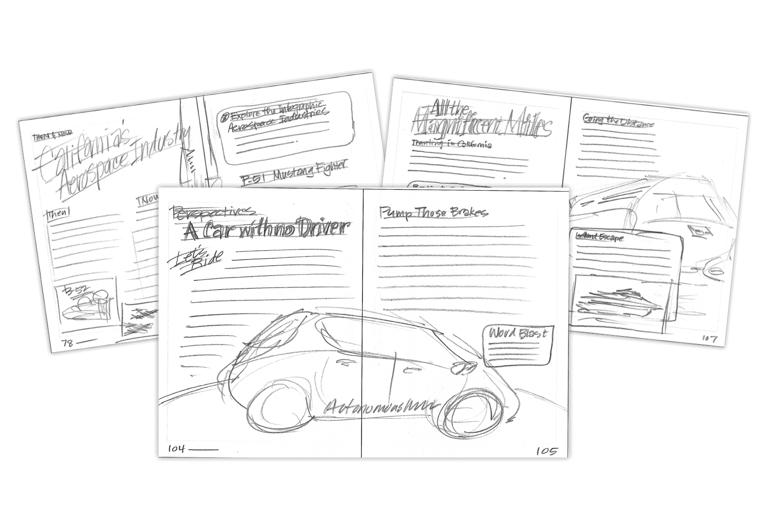McGraw-Hill Explorer Magazine Spreads