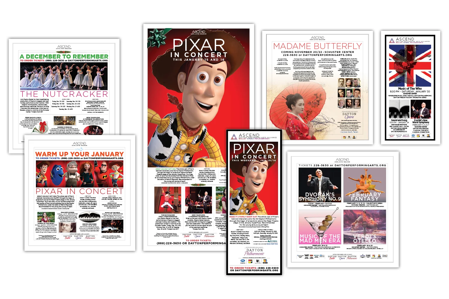 Dayton Performing Arts Alliance Newspaper Ads