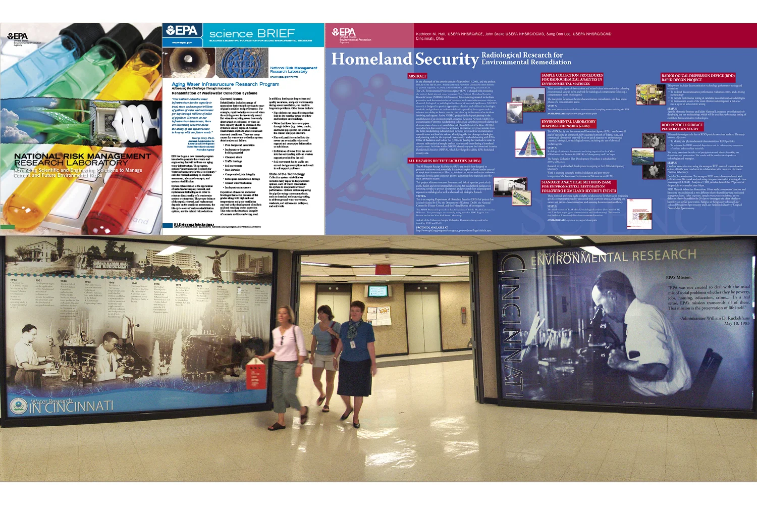 EPA Branding + Marketing: Brochure, Poster, + Wall Murals