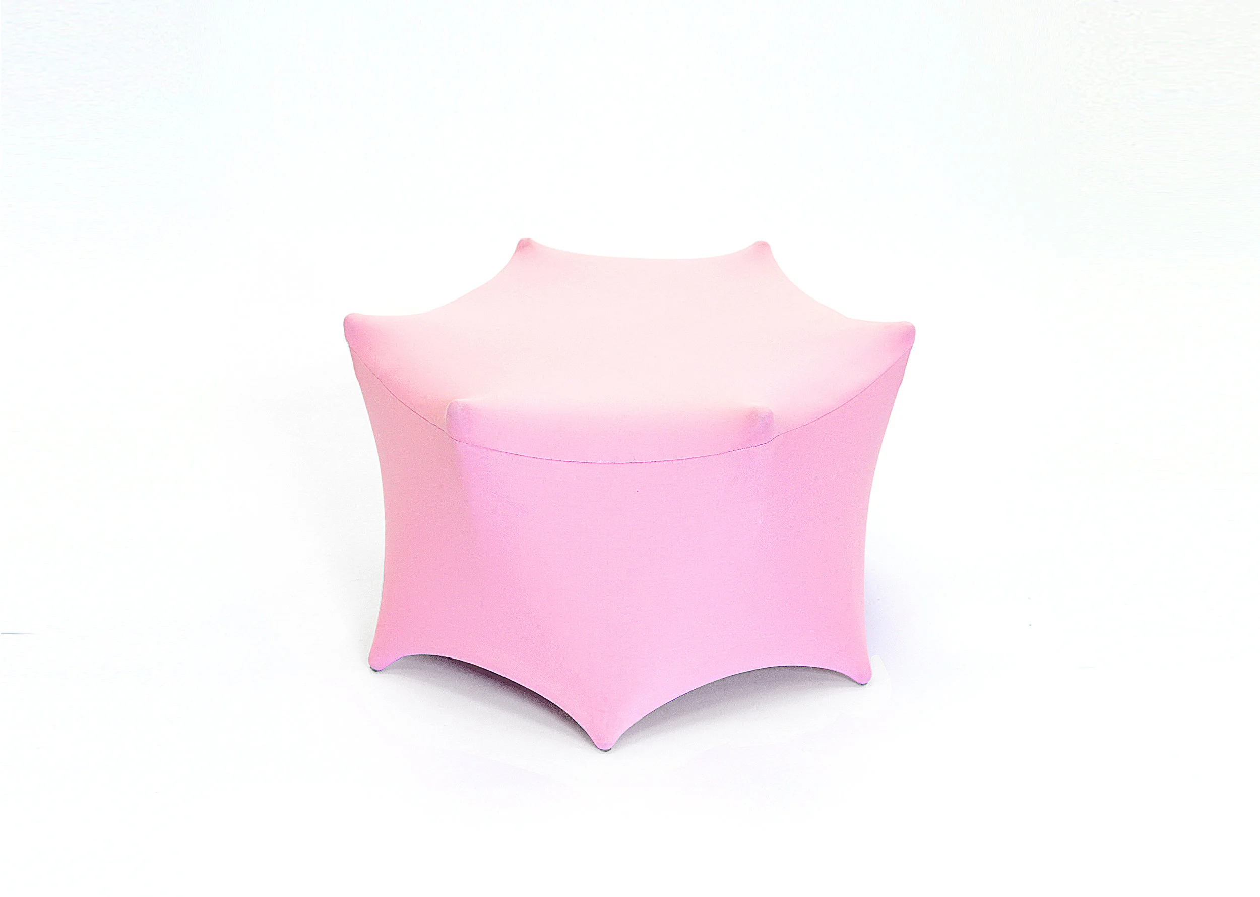 BunnyTale Cafe Bubblegum Rose Stool (26" x 26" x 14")