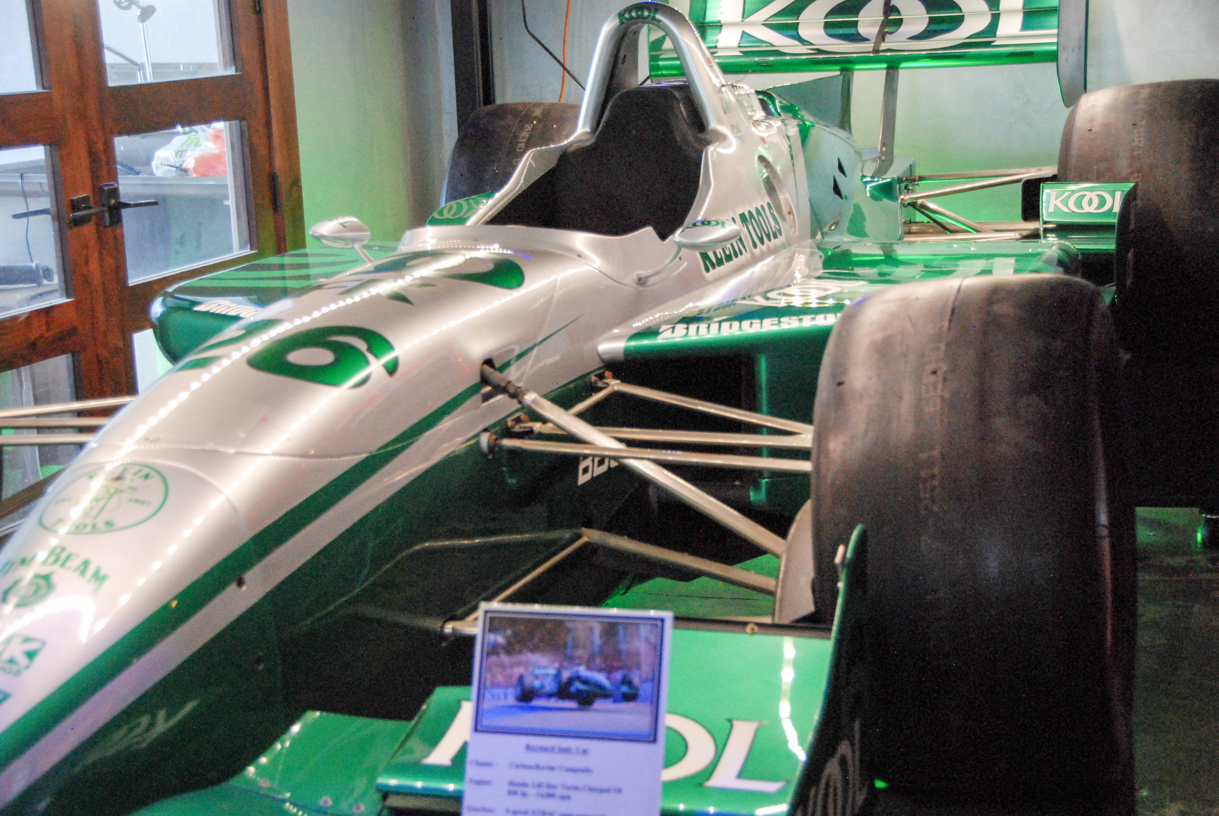 Paul Tracy's Indy Car at the Garage Grill
