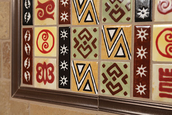 Condo kitchen backsplash remodel | Residential (detail 02)