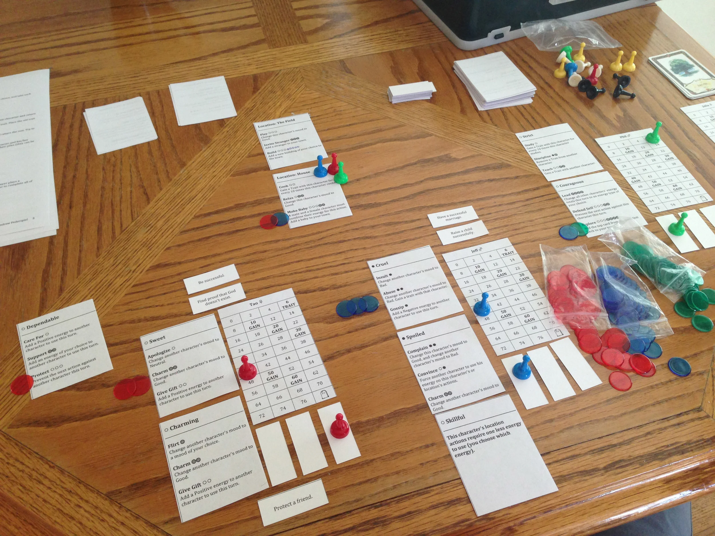 Exploring 3 Different Prototypes of a Single-Player Storytelling Game