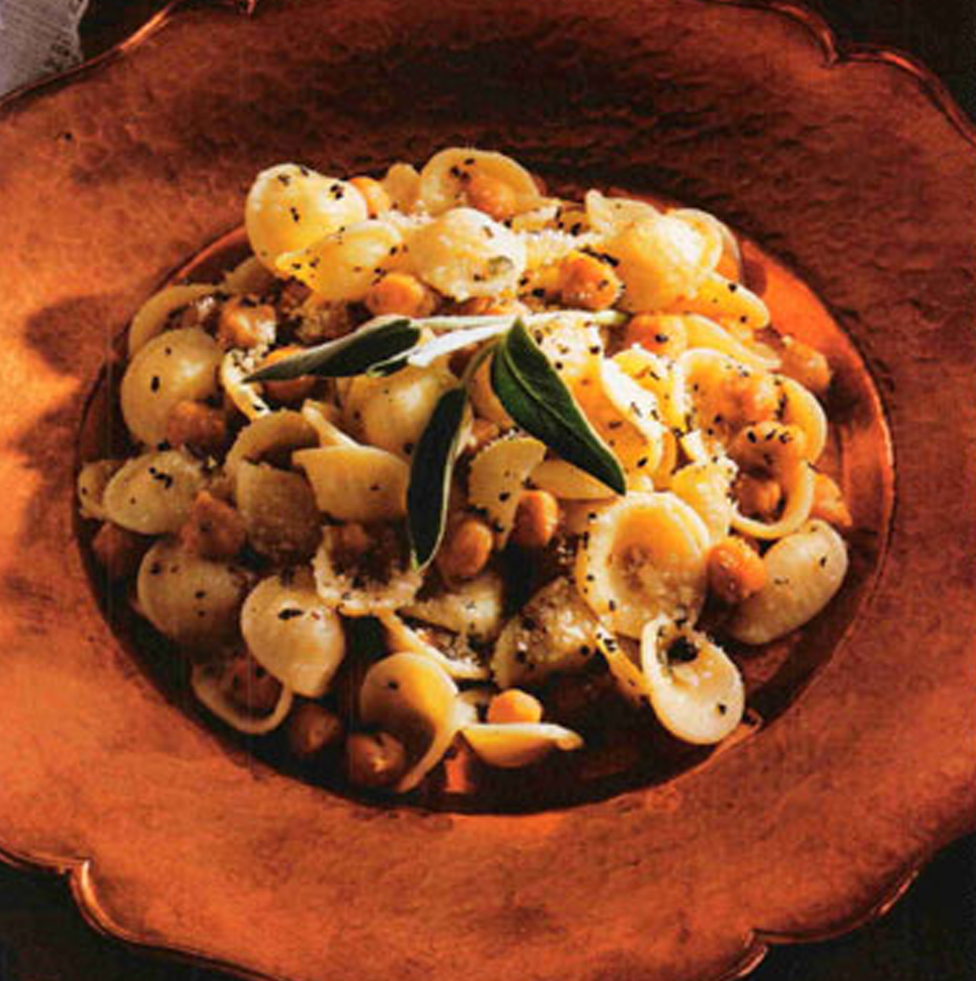 Orecchiette with Fried Chickpeas & Black Pepper