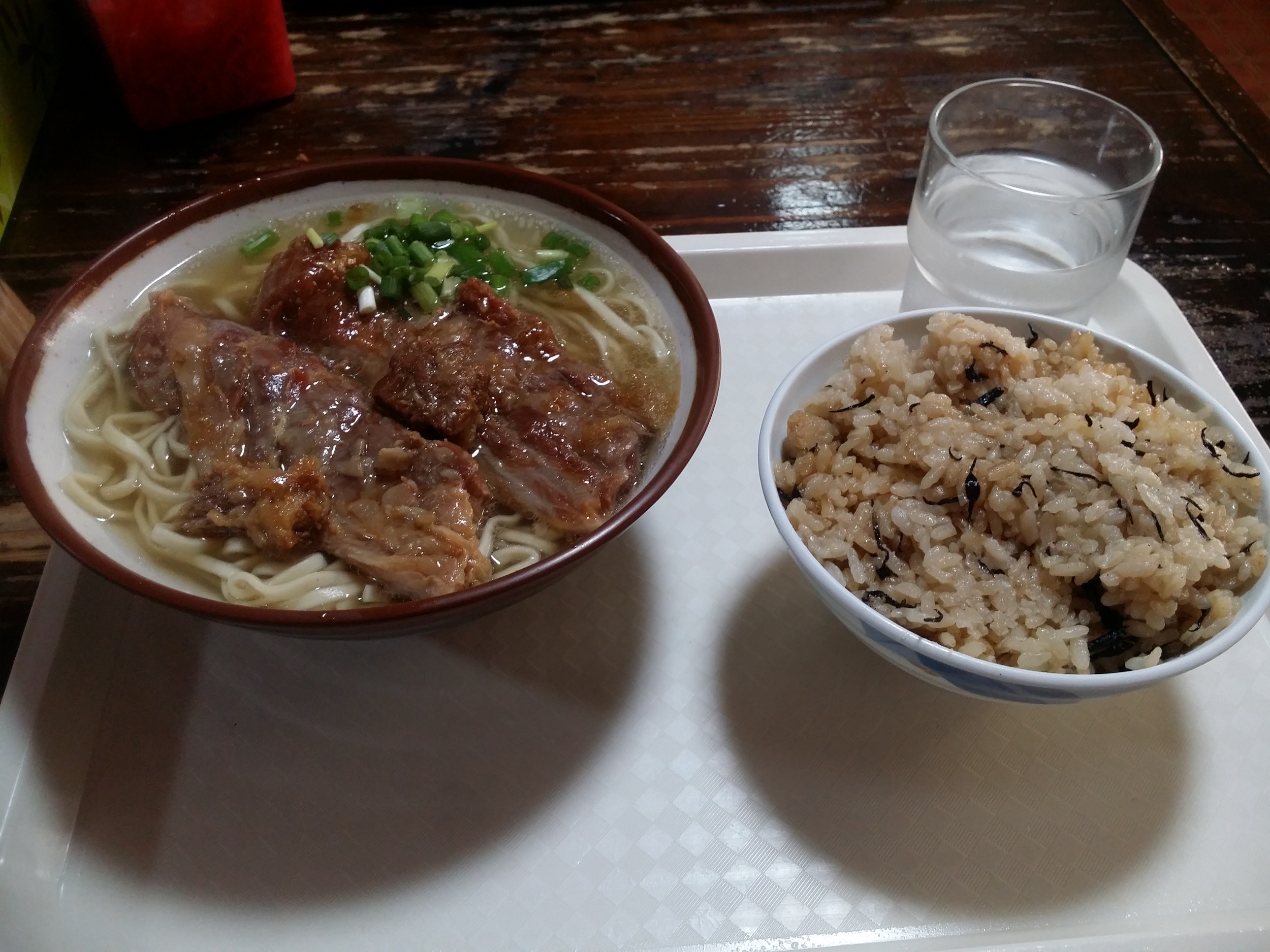 Some amazing Okinawa Soba with cuts of meat that almost melt in your mouth.
