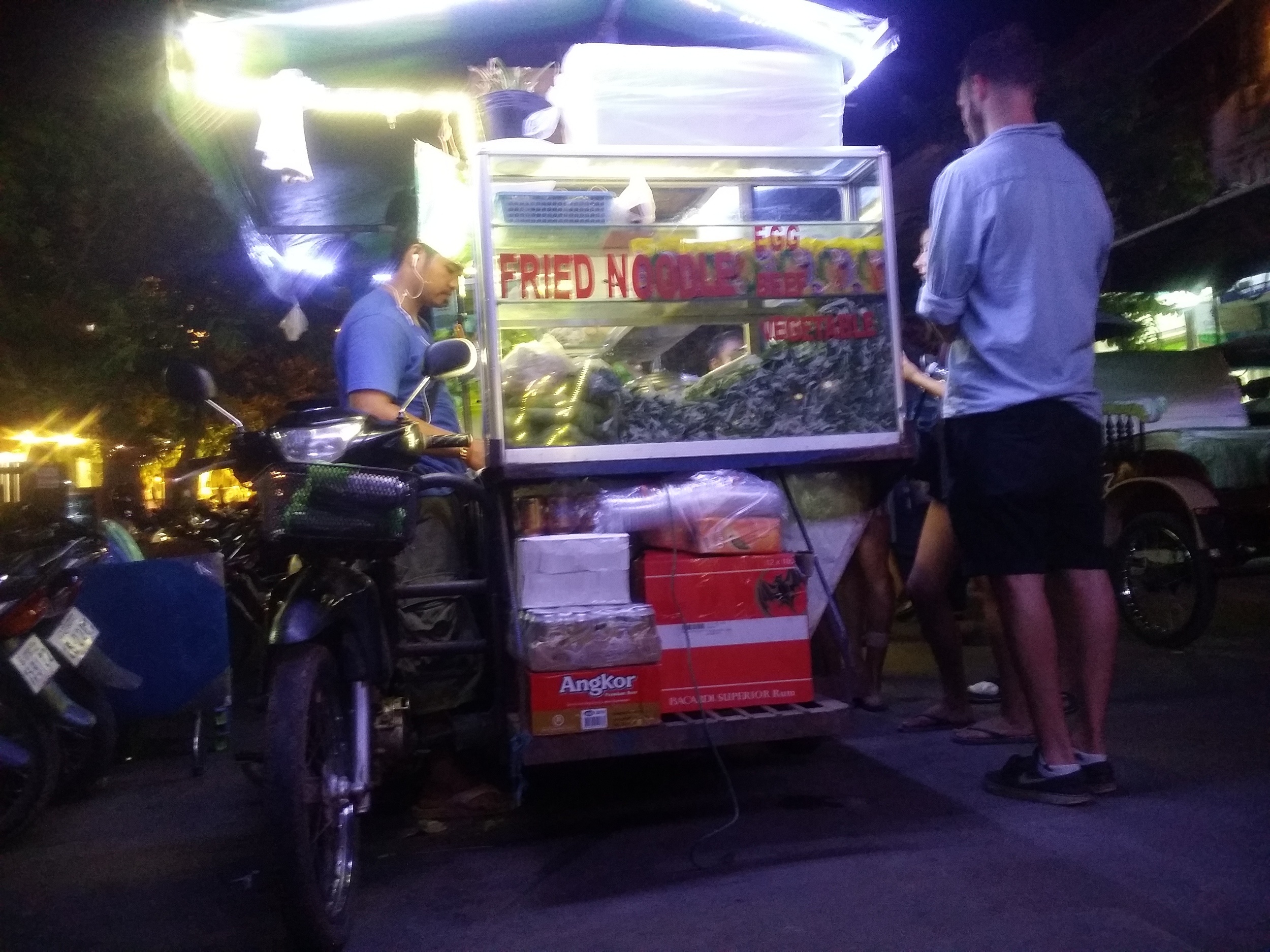 Common sight of food carts that are all across Cambodia and Southeast Asia
