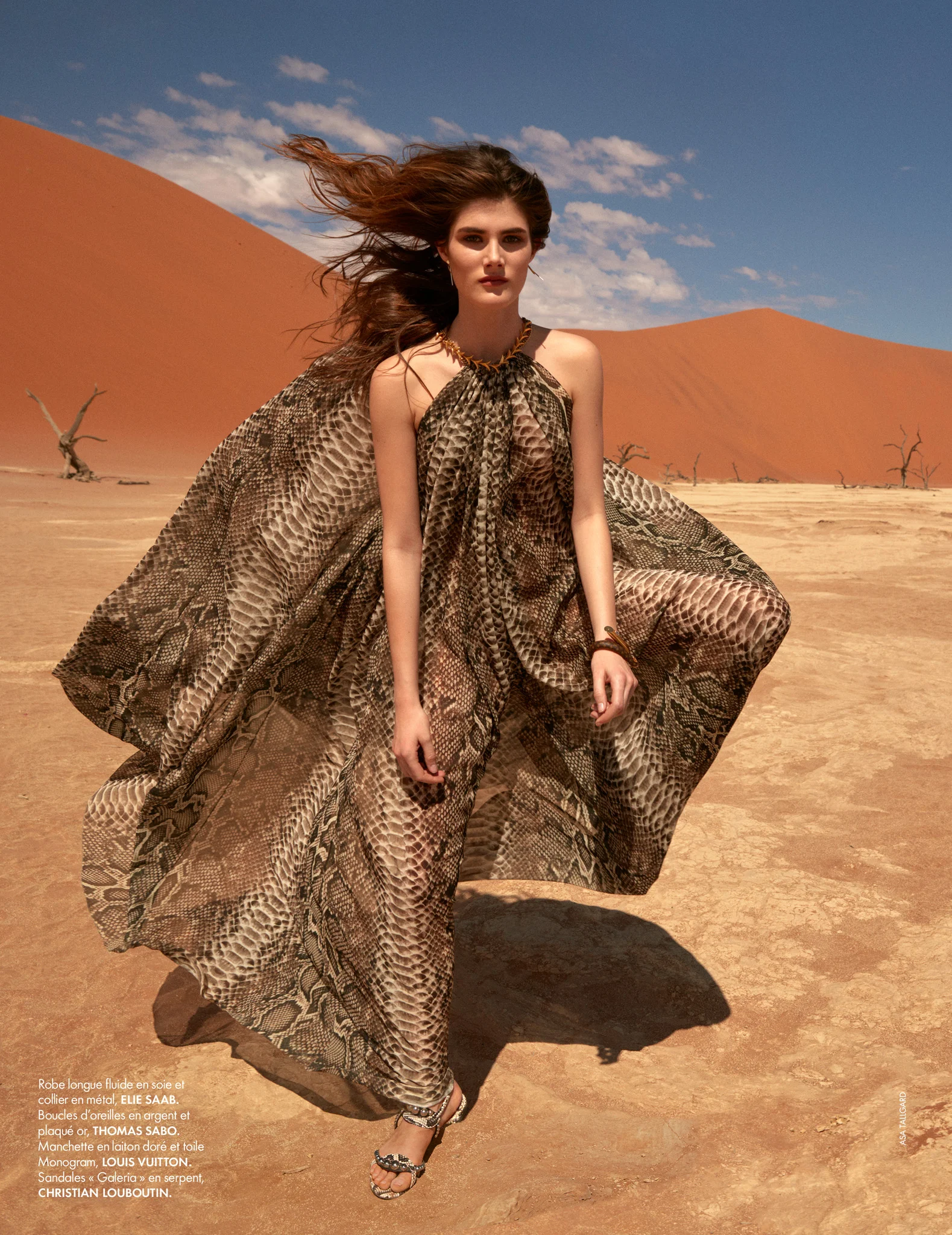 ELLE France - model Lucia Lopez styled by Hortense Manga
