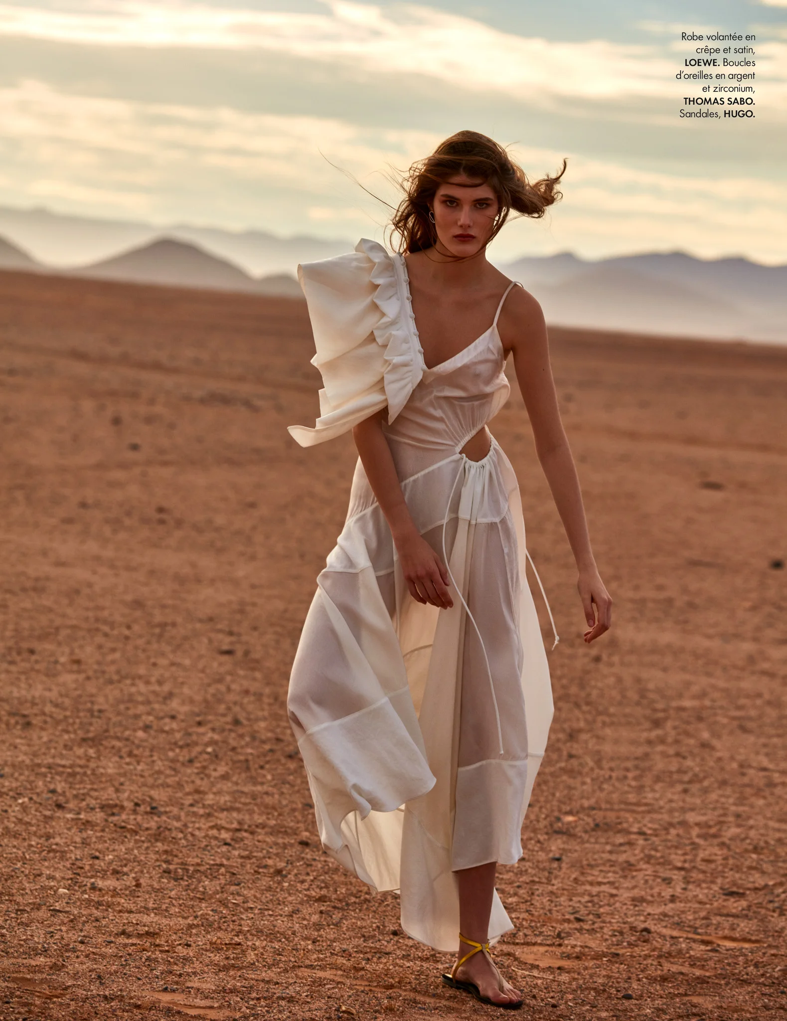 ELLE France - model Lucia Lopez styled by Hortense Manga