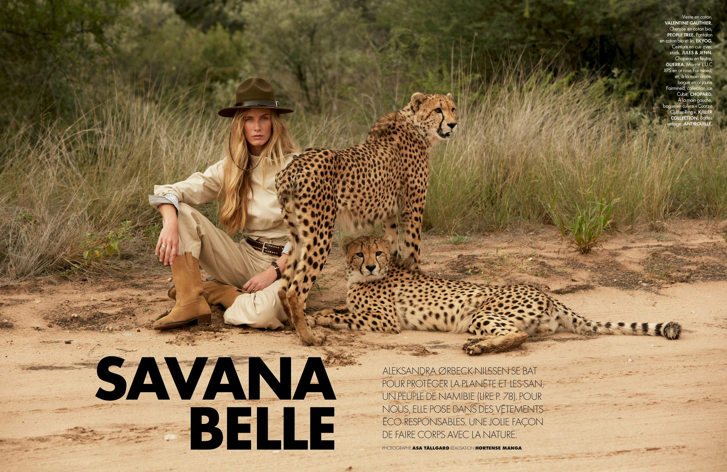 ELLE France - Aleksandra Ørbeck Nilssen styled by Hortense Manga