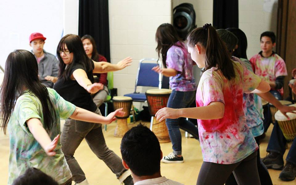 V.O.I.C.E. participants learn self-confidence through creative education. Image by Amy Forristal.